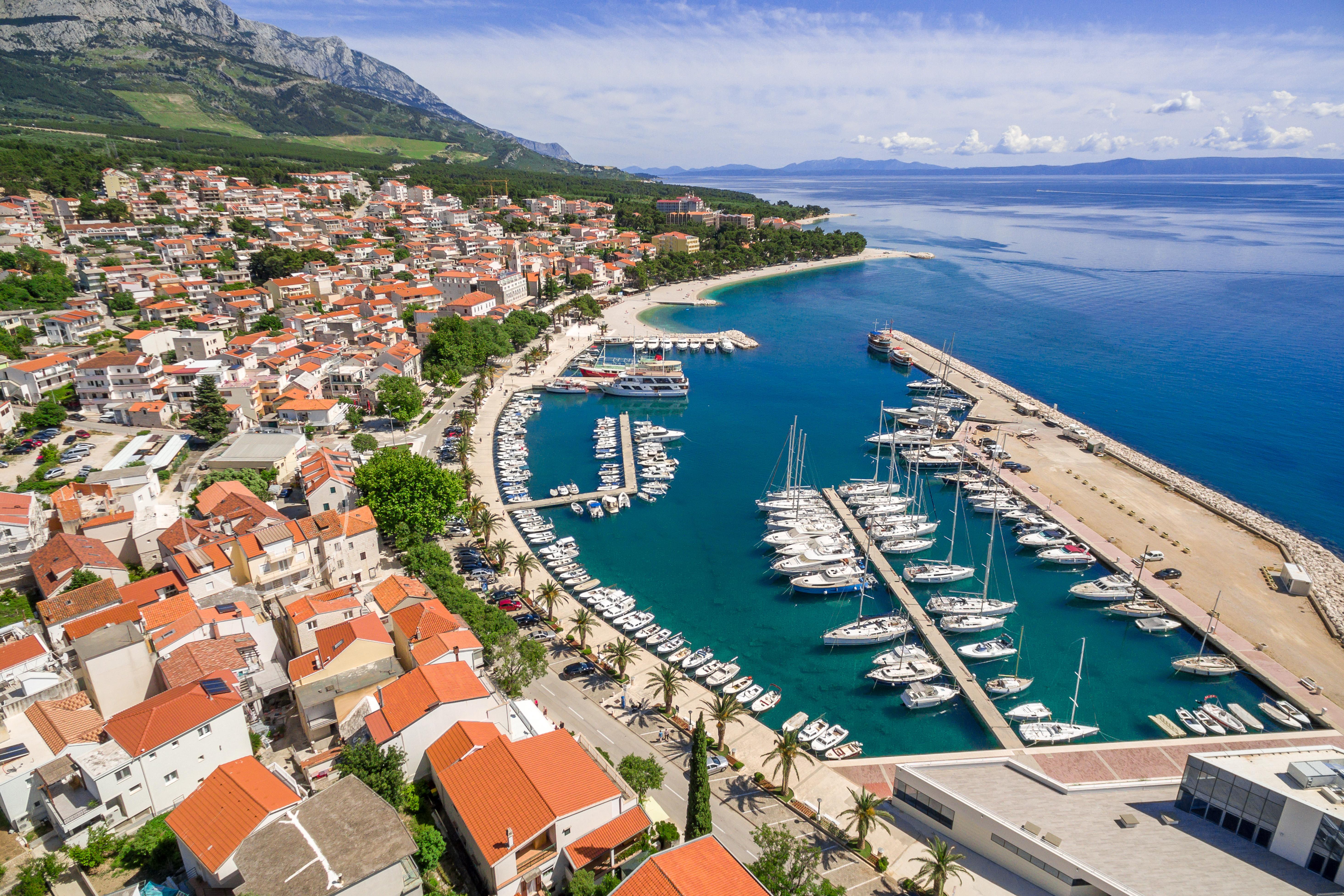 ホテル クロアティア Baška Voda エクステリア 写真
